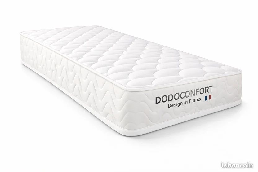 Matelas Dodo Confort Mémoire de Forme 20cm 90x200- confortable livré chez vous (image 2)
