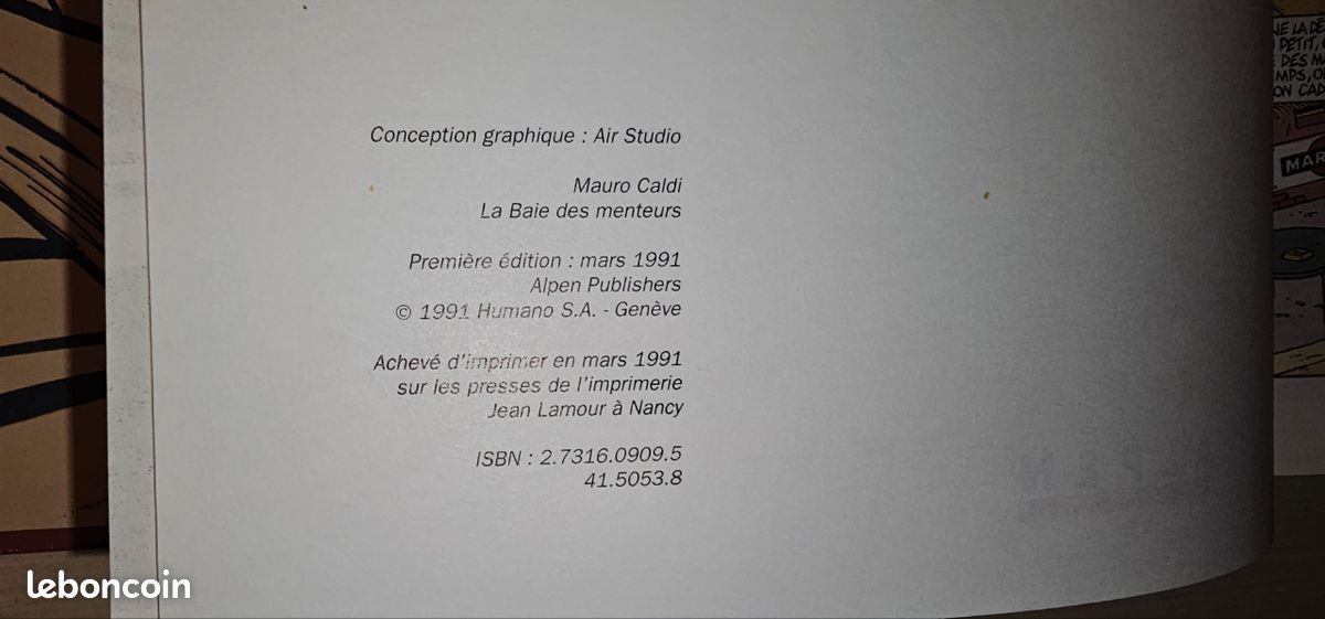 Mauro Caldi T4 : LA baie des menteurs (image 5)