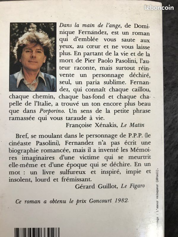 DANS LA MAIN DE L’ANGE par Dominique FERNANDEZ (image 2)
