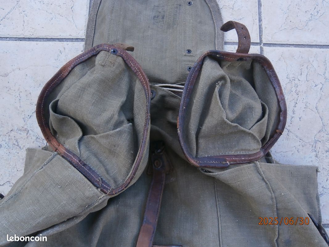 Sac De Paquetage Militaire – Légion TAP – Armée Française – Indochine / Algérie – Occasion