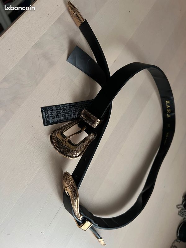 Ceinture Large Zara Ceinture Double Boucle Ceinture Deux Boucles