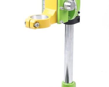 Support Perceuse à Colonne Rotatif 90° - Base Fonte - Hauteur Réglable 49cm - Pour Perceuses Standard