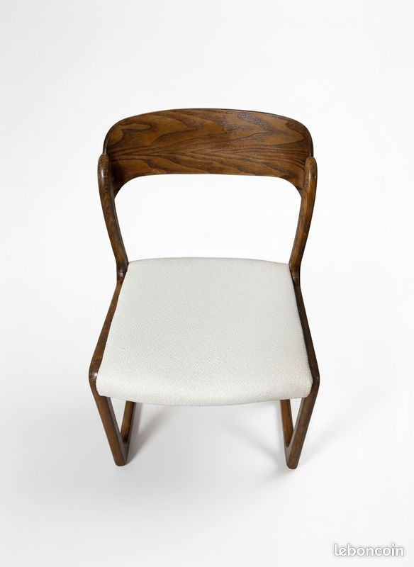 Lot de 6 chaises Baumann Traîneau vintage des années 60/70 (image 3)