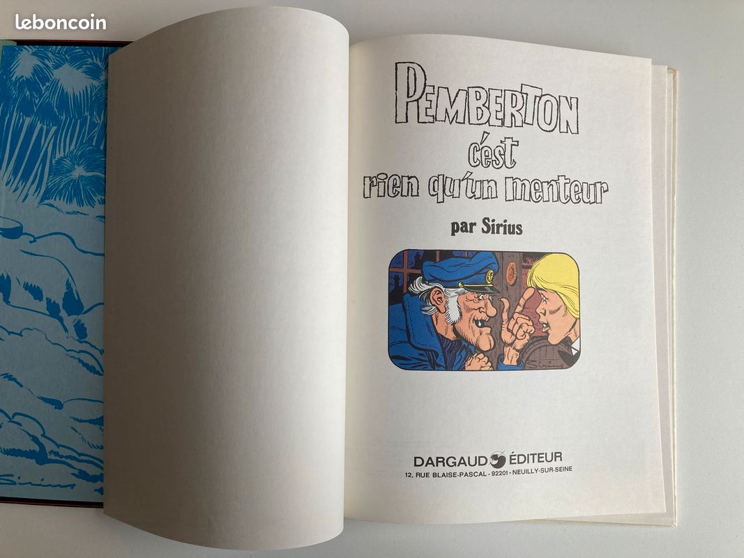 Pemberton - 2. Pemberton c'est rien qu'un menteur - 1977 -TBE (image 3)