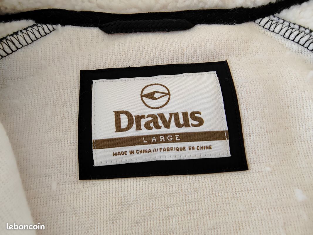 Veste homme sherpa DRAVUS 20Ingrain Sherpa Jacket, taille L [NEUF] (image 5)