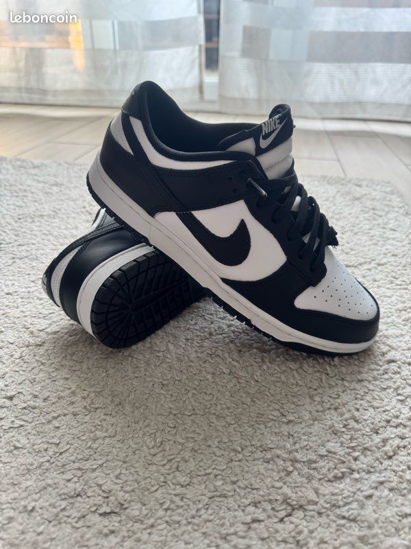 Panda Nike Sb Noir Et Blanche Nike Dunk Low Rétro Panda Noir Et