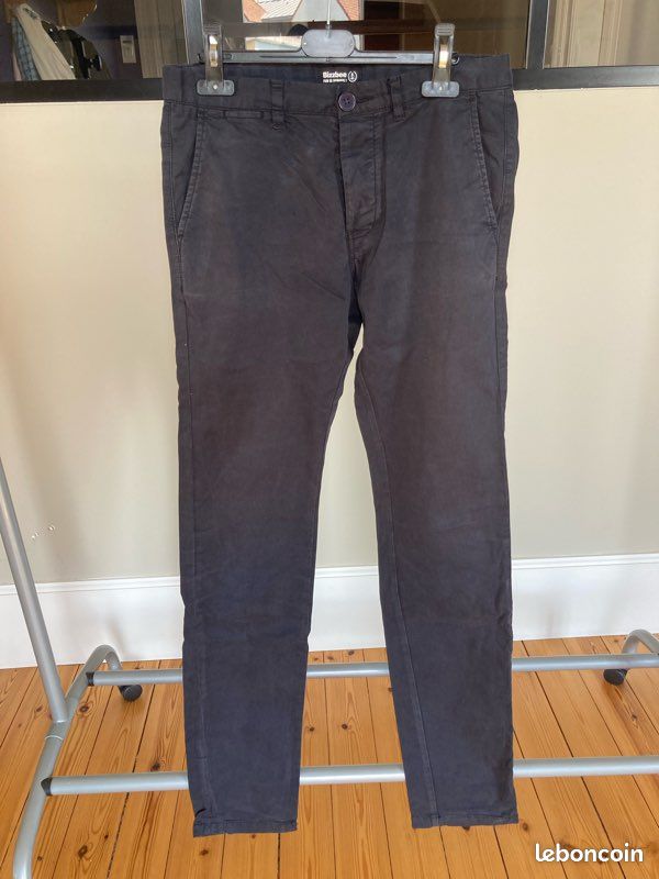 Pantalon bleu marine Bizzbee (image 1)