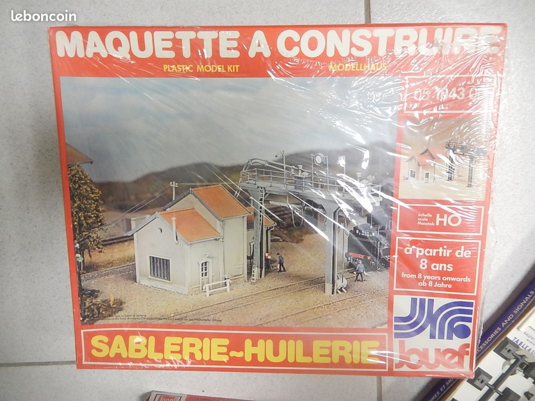 Maquette JOUEF huilerie - sablerie HO - Modélisme