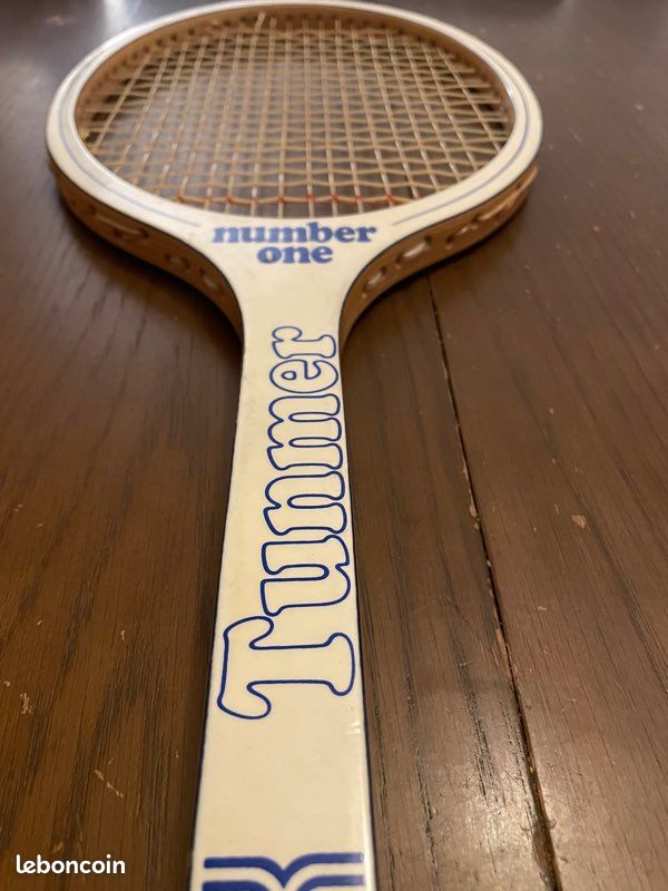 Raquette De Tennis Vintage Gauthier – Équipe De France – Fabriquée En France