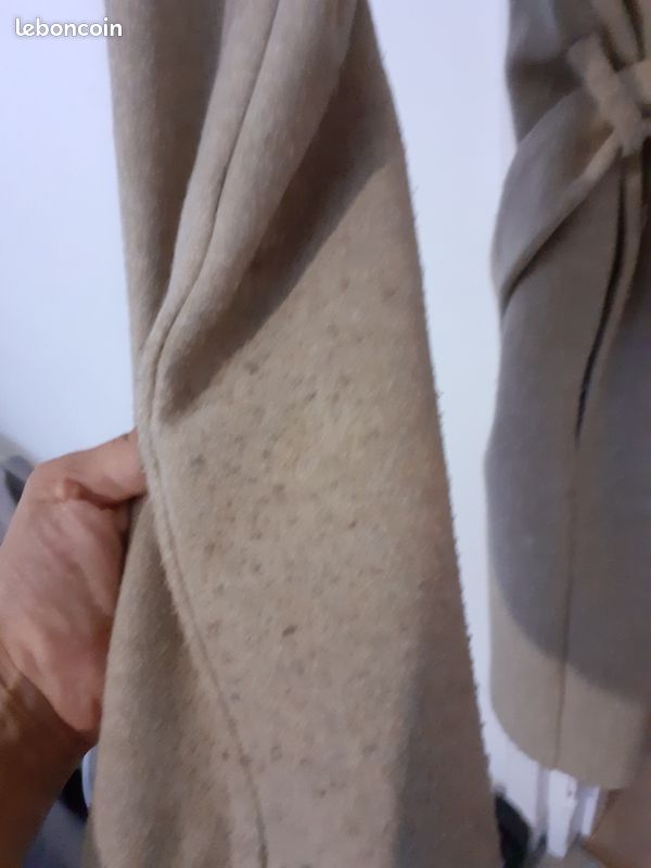 Veste cardigan beige (image 1)