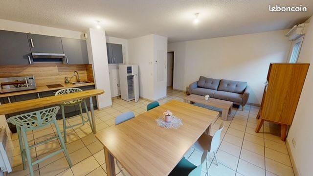 Appartement meuble type 2 bis dans residence securisee