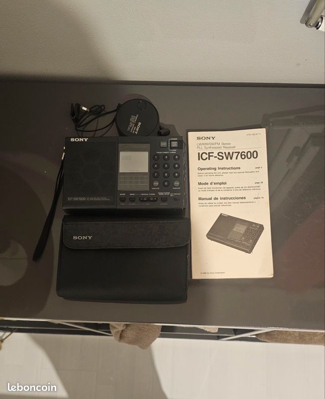 SONY ICF-SW7600G MODE D'EMPLOI Télécharger le Pdf