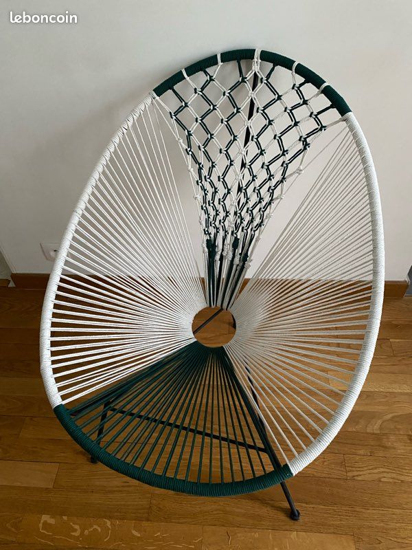 Fauteuil Acapulco métal / coton (image 1)