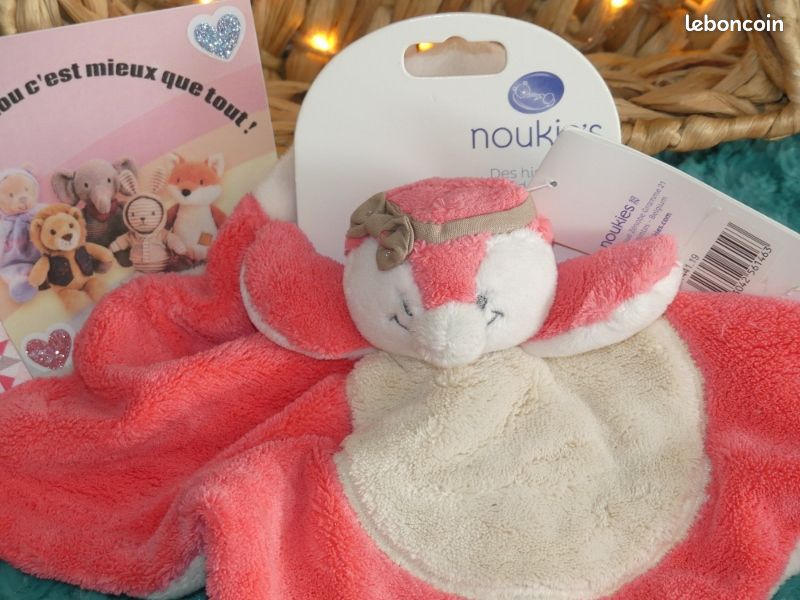 🧸Doudou plat Noukie's - Modèle pingouin Daisy, jamais utilisé (image 2)