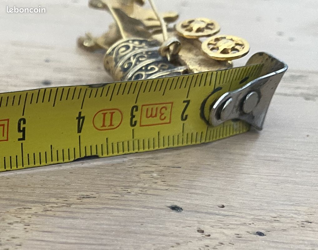 Lot De 4 Broches Pendentifs Anciens – Or De Tolède – Bijoux Vintage N°1
