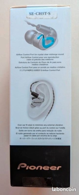 Casque intra Pioneer neuf scellé SE-CH5T-S (image 2)