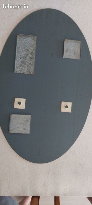 Accessoire Salle de Bain Miroir Ovale (image 3)