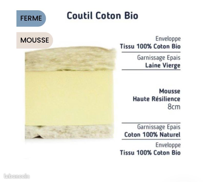 Matelas 60x120 Bio (image 1)