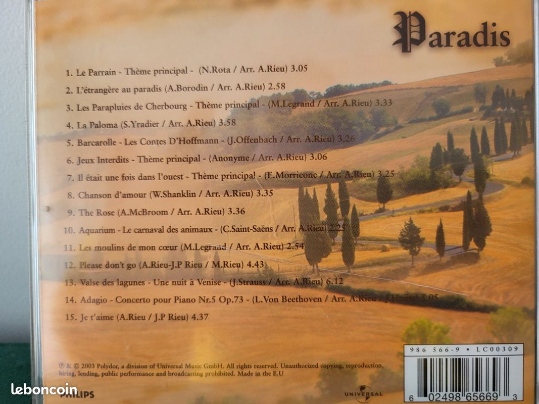 André Rieu Paradis (image 3)
