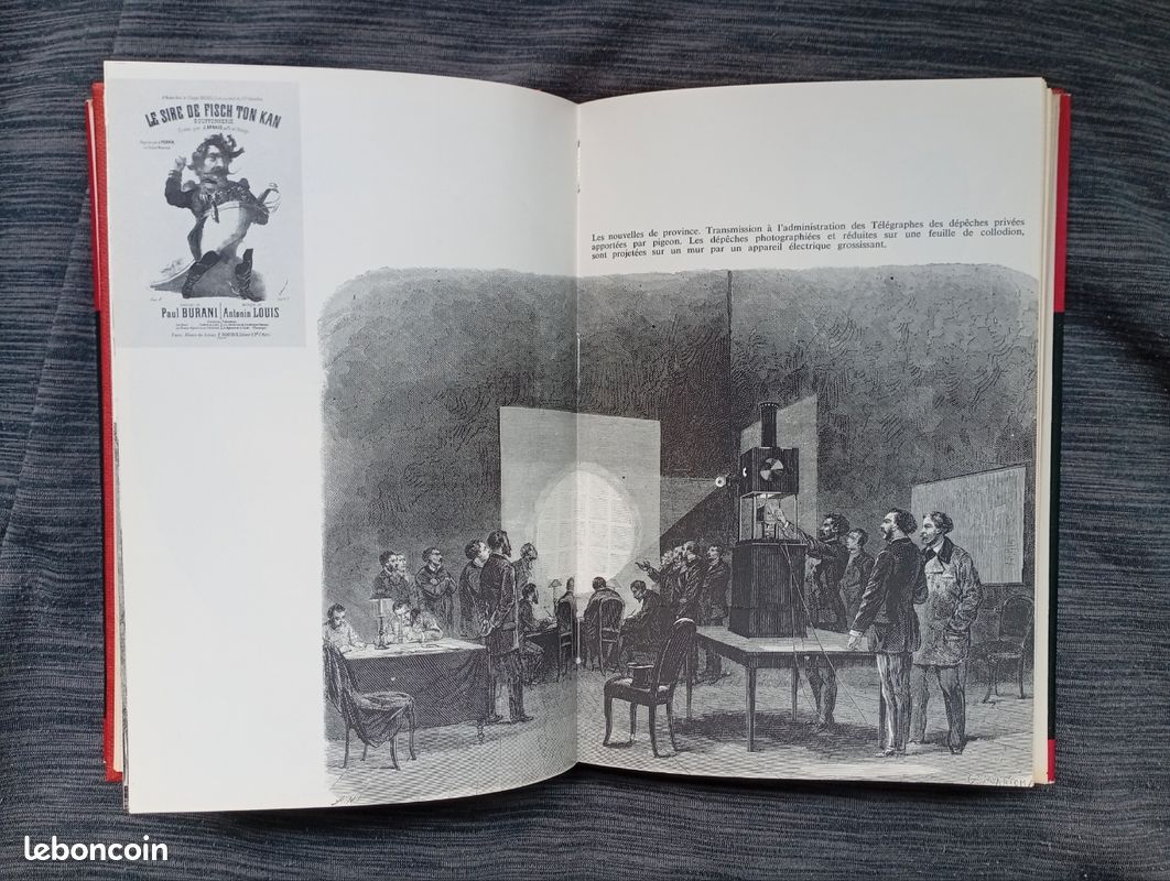Livre "LE PARIS COMMUNARD", de Maurice Choury, Librairie Académique Perrin, Relié, 1970, illustrations en noir et blanc, contre-plats illustrés en couleur, très bon état (image 13)