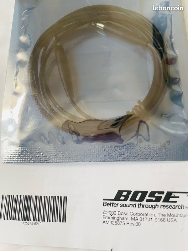 Câble audio Bose earphone-1,40m couleur black (image 3)