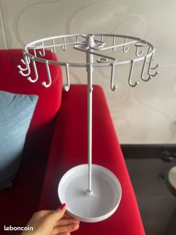 Acheter des présentoirs à crochets en métal pour porte-clés, présentoir rotatif