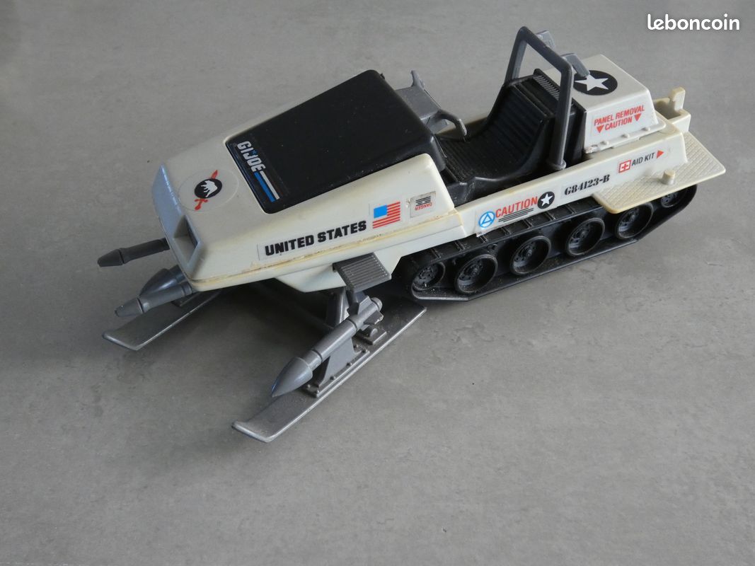 G.i. Joe 1983 – polar battle bear – skimobile – vintage (image 1)