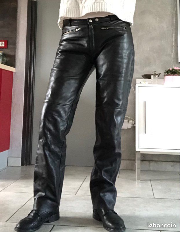Pantalon moto Segura noir (image 2)