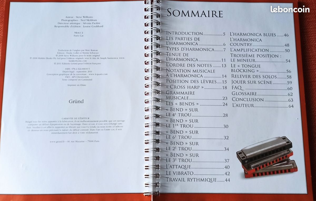 Manuel Harmonica facile + DVD (image 2)