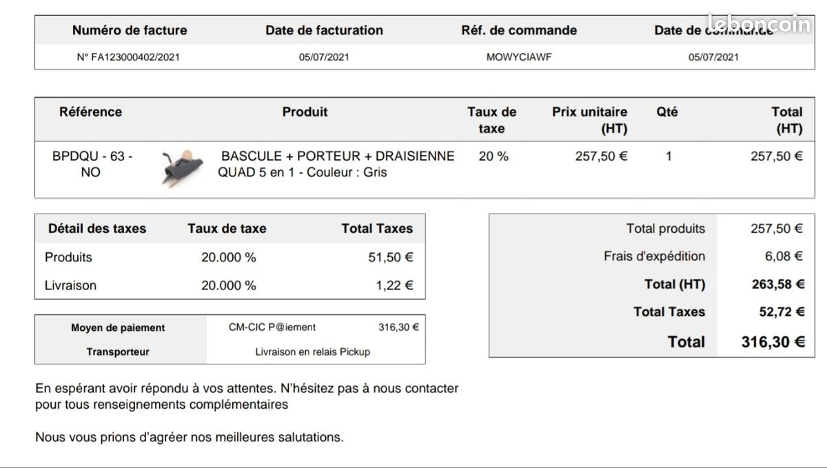 Draisienne+Porteur+Bascule Quad 5 en 1 marque Chou du bolant (image 8)