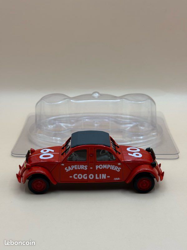 Miniature Citroen 2CV Pompiers de Cogolin 1961 - francis miniatures