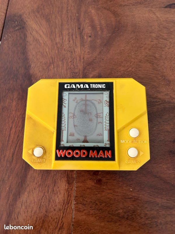Jeu électronique Vintage Wood Man Par Gama Tronic - Bon état, Fonctionne