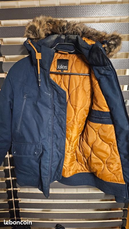 Doudoune Jules Homme Doudoune Homme JULES Noir S D Clics Thiques 2025