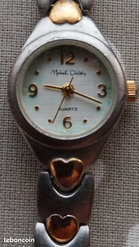 Montre femme Michel Delaby Cadran rond metal Montres Bijoux