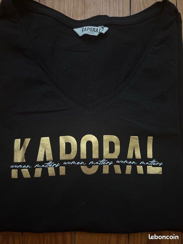 Teeshirt kaporal noir (image 2)