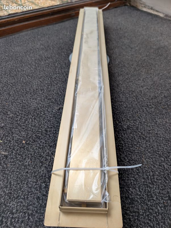 Caniveau de douche linéaire REA Neox Pro 90 cm – Or brossé (image 7)