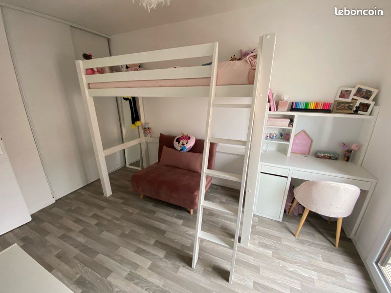 Lit mezzanine avec matelas COCKTAIL SCANDINAVE (image 1)