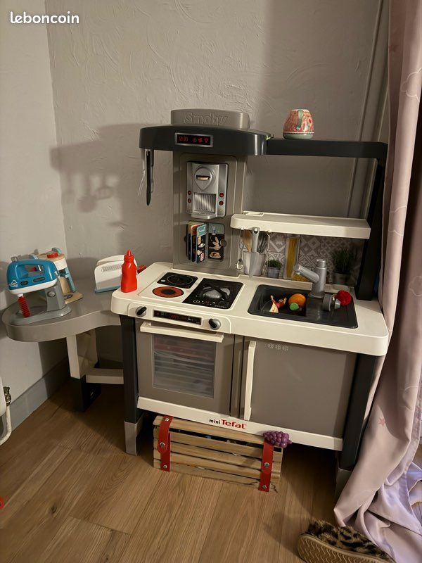 Cuisine De Jeu Smoby Tefal 2022 – Avec Accessoires Réalistes, Dès 3 Ans, Pour Jouer à La Dînette