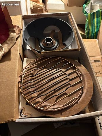 Le Creuset - fondue set consisting of burner set with