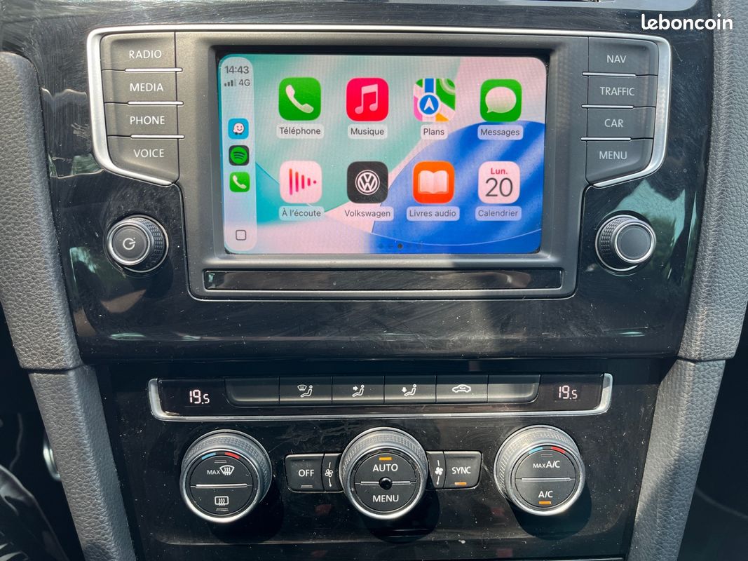 VOLKSWAGEN GOLF 7 VII 1.4 TSI 125 ALLSTAR MULTIFUEL - ACC - Caméra - Carplay - GARANTIE 12 MOIS (image 16)