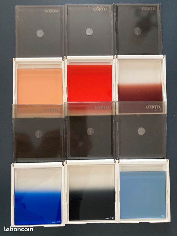 Lot De 8 Filtres Cokin P Créatifs + Support Pour Objectifs 62/72/77 Mm - Occasion