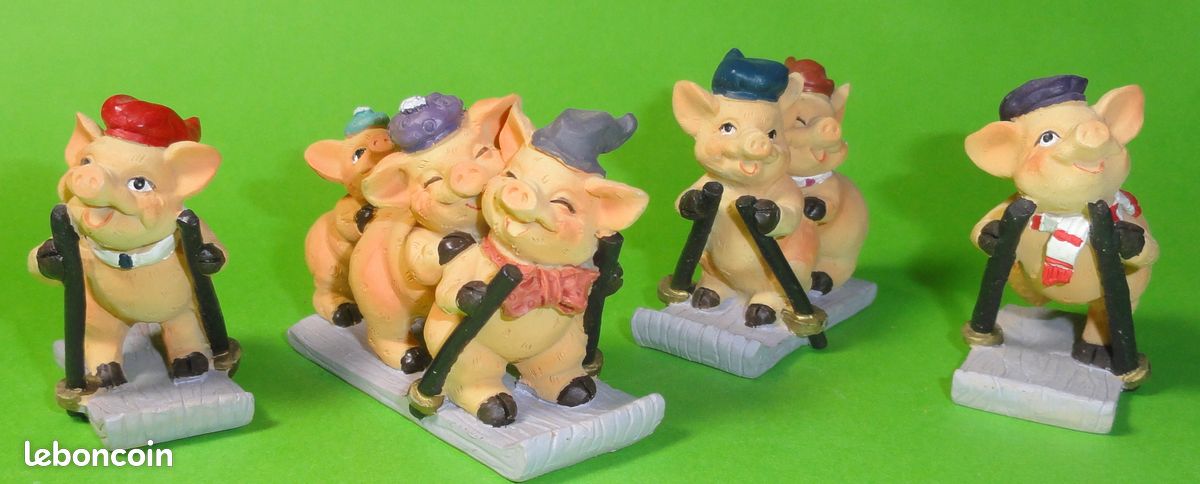 Les cochons en monoski (077) (image 1)