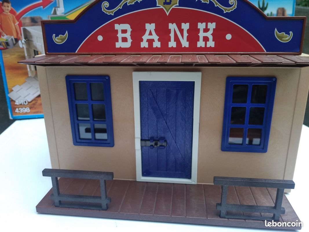 Playmobil Moteur Playmobil Piu00e8ce Sol Marron Bank Sheriff