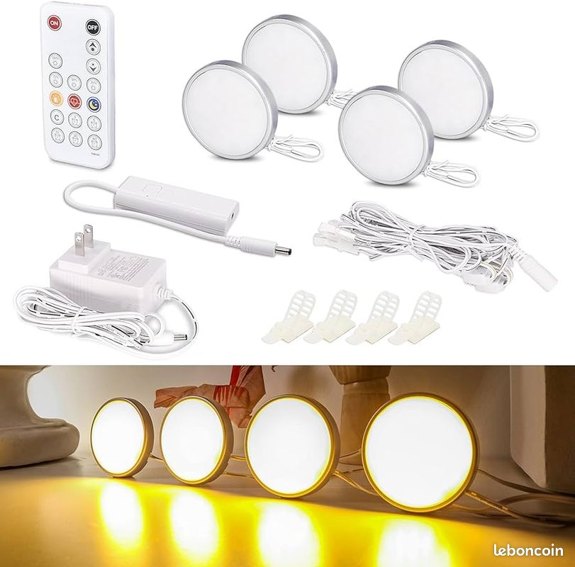 Lampe led ronde wobane (image 2)