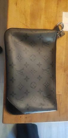 Bolso de hombro usado LOUIS VUITTON LV Pochette Trotter monograma M51240  #BQ462 S