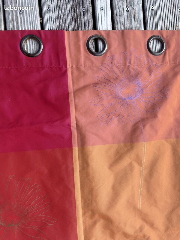 3 rideaux taffetas polyester (image 3)