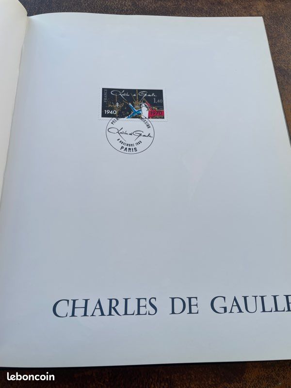 Louis Henri Boussel / préf André Malraux : Charles De Gaulle 12 novembre 1970 le livre du Souvenir, dédicacé par l’auteur (image 7)