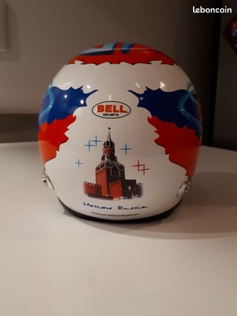 Casque Bell Vitaly Petrov 2011 – Réplique 1/2 Lotus Renault, Collection Avec Boîtier