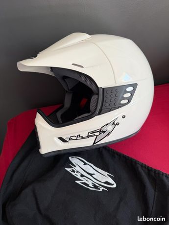 Casque moto vintage jet fibre premier avec visière intégrée Mali Opaque jaune fluo Vente en Ligne
