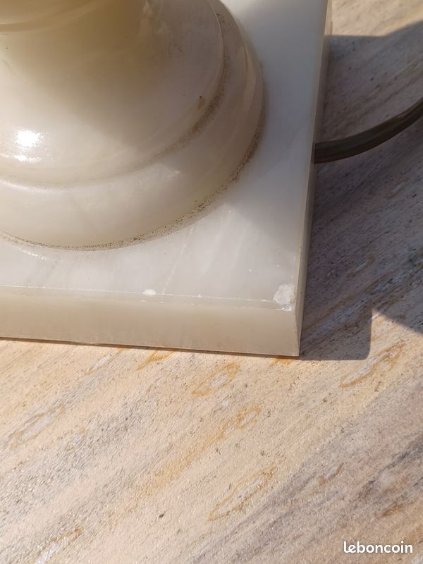 Pied de lampe marbre (image 8)